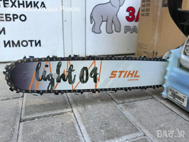Бензинов моторен трион Stihl MS 182, снимка 3 - Моторни триони/резачки - 54955552