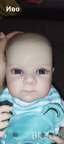 Реалистично бебе 45 см с изцяло винилови тяло, снимка 6 - Кукли - 54036674