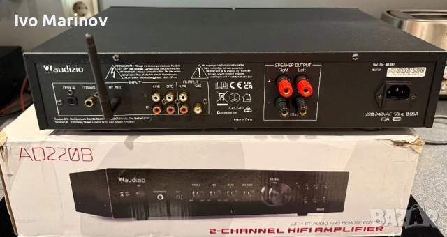 Audizio 110.102 AD220B 2. x 200W HiFi Amplifier Bl, снимка 4 - Ресийвъри, усилватели, смесителни пултове - 54883250