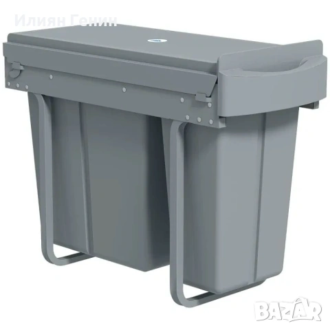 HOMCOM Разтегателен кош за боклук, снимка 7 - Кухни - 54249750