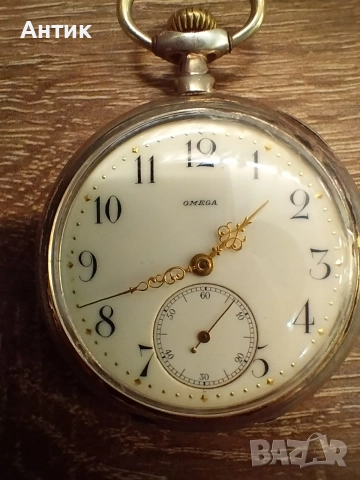 Omega часовник сребро 800