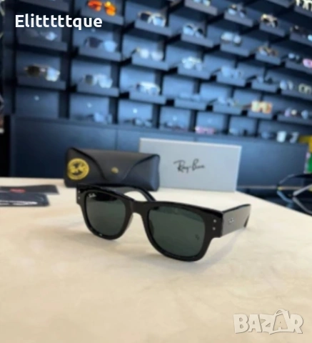 очила с черен обикновен калъф и ув защита ray ban , снимка 3 - Слънчеви и диоптрични очила - 54888548