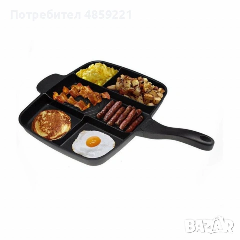 Алуминиев тиган с 5 разделения TV308