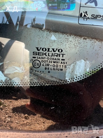 Челно стъкло оригинално Волво S40 1996г , снимка 3 - Части - 55124159
