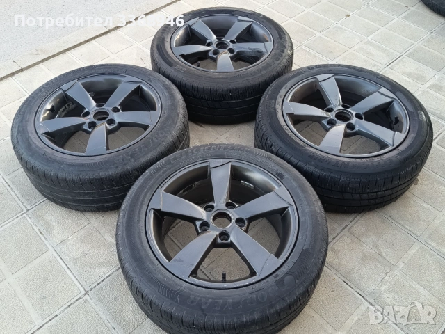 Джанти Audi ROTOR 16" 5x112 с гуми 205/55/16, снимка 5 - Гуми и джанти - 55248398