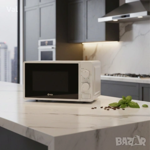 Микровълнова фурна VOX M-30, 700W, 20л с механичен таймер, снимка 5 - Микровълнови - 54746185