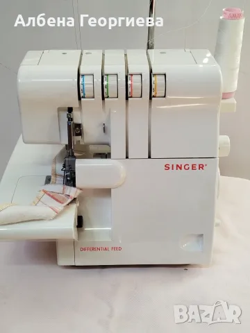 Оверлог SINGER  -105 W, снимка 8 - Шевни машини - 55611091