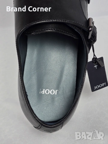 Мъжки кожени обувки JOOP! – Оригинални, тип Double Monk Strap – №45, снимка 6 - Официални обувки - 54290528