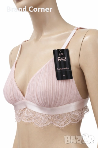 Комплект дамско бельо Hunkemöller – размер L, нежно розово с дантела, снимка 3 - Бельо - 54518771