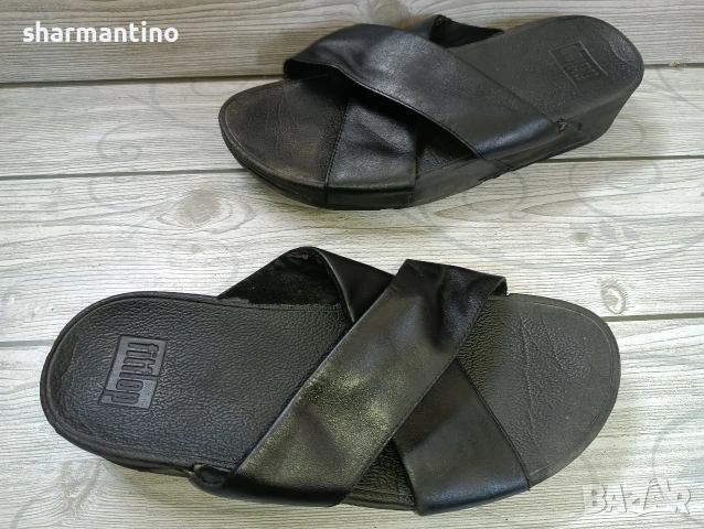 Fit Flop N 38 кожени чехли, снимка 4 - Чехли - 54861850