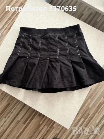 Дамски дънков модел пола-панталон, Zara, S размер