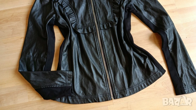 Кожено яке Pinko, снимка 2 - Якета - 54970292