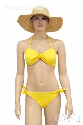 Нов дамски бански Koala Bay в жълто – горнище XL / долнище L