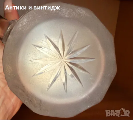 Антикварна немска халба за бира с оловен капак (Altenötting), 0.5 л – Край на XIX век, снимка 4 - Антикварни и старинни предмети - 55692595
