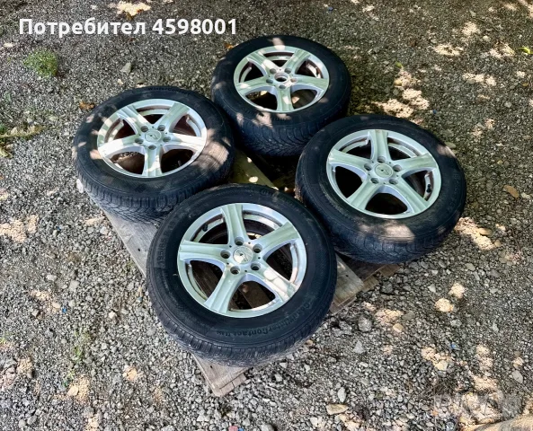 4бр.Алуминиеви джанти 15цола 5x112 за Vw Golf 5,6,Touran,Caddy,Skoda Octavia,Seat Altea,Audi A3, снимка 2 - Гуми и джанти - 55381736
