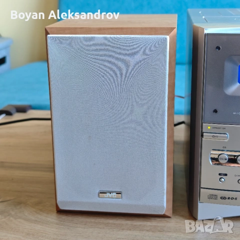 JVC UX‑P400 микро система – CD с MP3 / Auto-reverse касета / RDS / AUX, снимка 3 - Аудиосистеми - 54429067