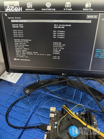 платка MSI H110M PRO 1151mmm  i5 6400 2,7 GHz 6M кеш И рам 16 гб , снимка 4 - RAM памет - 39397144