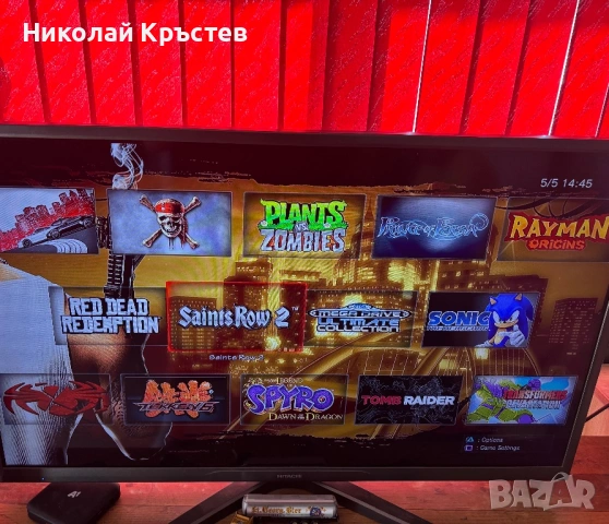 Хакнат PS3 с 40 игри и 2 контролера, снимка 3 - PlayStation конзоли - 54439889
