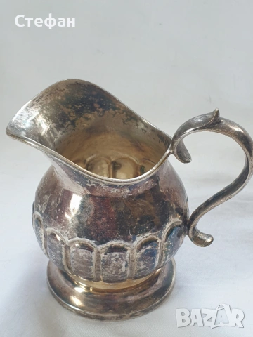 Посребрена каничка, снимка 4 - Антикварни и старинни предмети - 54306915