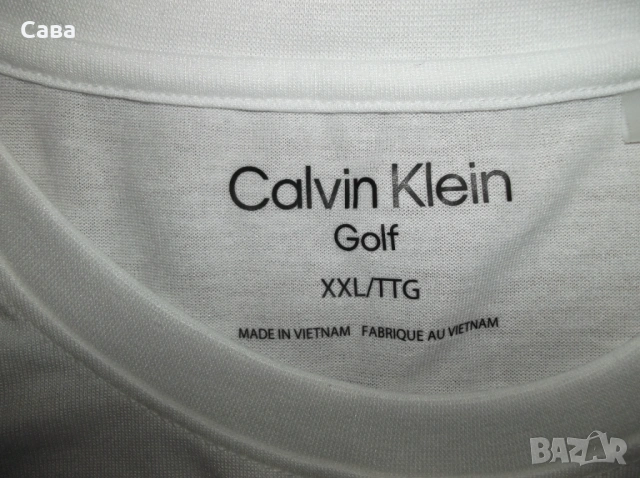 Тениска CALVIN KLEIN  мъжка,2ХЛ, снимка 4 - Тениски - 54905283