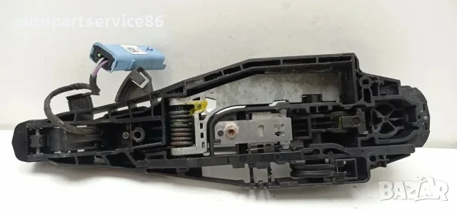 Външна дръжка на задна лява врата сребриста хромирана за Peugeot 508 2.0 HDi (2012) 9686433780, снимка 2 - Части - 55347187