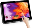8-инчов мини монитор с тъчскрийн HD 800x480 с HDMI портове, вградени високоговорители и стойка., снимка 1