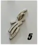 Различни видове сребърни висулки, снимка 7