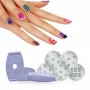 Предлагам комплект за маникюр Salon Express Nail Art Stamaping kit, снимка 4
