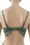 Комплект бельо Hunkemöller в цвят зелено каки – сутиен 85B и прашки 3XL, снимка 5