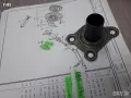 085141181**NEU**VAG**VW**AUDI**ВТУЛКА ЗА АКСИАЛЕН ЛАГЕР НА СЪЕДИНИТЕЛЯ ** , снимка 2