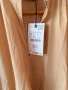 ZARA Стилна бежова памучна рокля , снимка 6