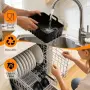 Нов Комплект за въздушен фритюрник Air Fryer Ninja AF300EU AF400EU, подложки и решетки, снимка 6