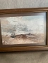 картина миниатюра морски пейзаж, снимка 3