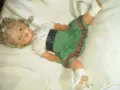 Ретро кукла от социализма с руса коса и народна носия., снимка 2