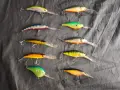 Комплект 10 бр. воблери – 4x Rapala, 3x Salmo, 3x Bassdream, снимка 1
