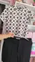 Сет BERSHKA къси панталонки с блузка-туника размер С , снимка 3