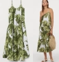   Лятна рокля муселинова памучна материя H&M , снимка 11