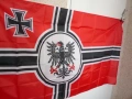 Германска империя знаме Райха военно Германия германско война нашествие превземане кръст слава , снимка 2
