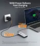 Нов лаптоп хъб Докинг станция за MacBook HP Dell Lenovo, 2 HDMI, USB 3.0, 4K 60Hz, снимка 7
