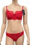 Дамски сутиен Hunkemöller - 85C в червен цвят с дантела, снимка 6