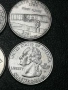 лот-23 монети 1/4 долар Американски щати, снимка 16