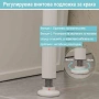 Мултифункционална етажерка за баня на 3 нива, снимка 5