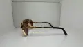 Слънчеви очила Cartier Santos Dumont Aviator Gold / Leather унисекс, снимка 2
