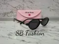 Miu Miu очила с лого в черно, снимка 5