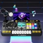 Детски DJ пулт с реалистични звукови ефекти и Bluetoothс, микрофон и динамични светлини, снимка 9