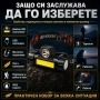 Компактен акумулаторен LED челник за глава фенер зареждащ се USB четене бягане риболов с магнит, снимка 5