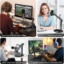 Aokeo настолна стойка за микрофон с регулируемо рамо, съвместима с Blue Yeti, Shure, HyperX за подка, снимка 6
