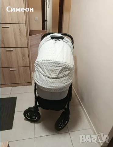 Бебешка количка Domino SILVER BIJOU - NIO, снимка 4 - Детски колички - 55293982