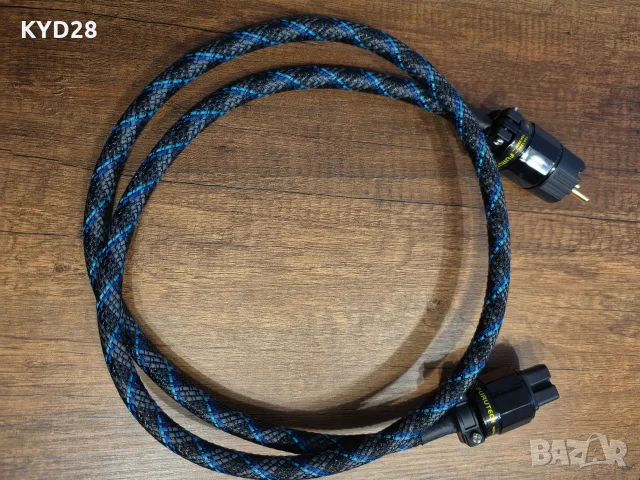 Аудиофилски захранващ кабел за Hi-Fi системи, 1.5м, снимка 3 - Други - 55483642