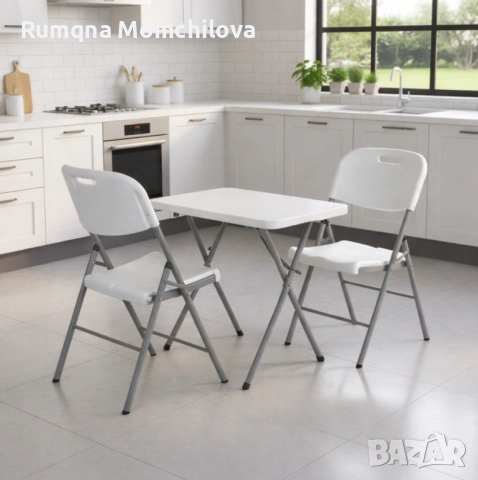 2 бр Сгъваеми столове, снимка 2 - Градински мебели, декорация  - 54139567